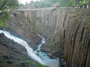 basaltic formation in Hidalgo, México